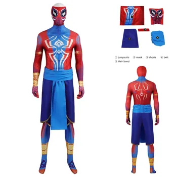 Мужской костюм Зентай, Индийский костюм супергероя для косплея, Маскарад супергероя на Хэллоуин с цифровой печатью 3D