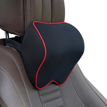 Автомобильная подушка для шеи из пены с эффектом памяти, Дышащая Подушка для шеи автокресла, Автоматическая поддержка, Защита для шеи, Защита салона автомобиля