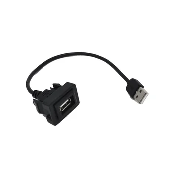 USB-порт на приборной панели, крепление панели для розетки тока, USB-разъем 2.0, Удлинитель панели, адаптер