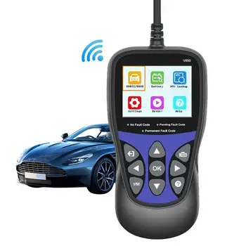 OBD2 Сканер Считыватель Автомобильного Кода Сканирующий Инструмент HD TFT Цветной Дисплей Встроенный Динамик Автомобиля Оперативные Данные Считыватель Неисправностей Двигателя OBDII Auto