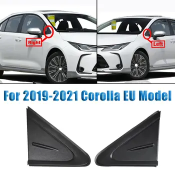 Угловая стойка с флажком в левом зеркале Украшена треугольными накладками для Toyota Corolla EU 2019-2021