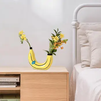 Банановый орнамент, полезный столик для телевизора в гостиной, украшение в виде фруктового цветочного горшка, Экологически чистый Банановый цветочный горшок, товары для дома