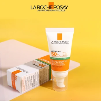 Солнцезащитный крем для лица La Roche Posay Anthelios SPF50+ Легкий и нежирный Подходит для жирной и смешанной кожи Солнцезащитный крем широкого спектра действия
